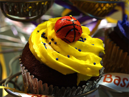 Basketball Cupcake