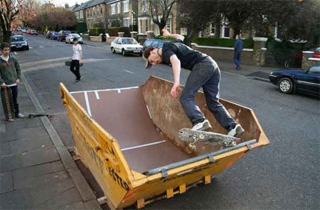 Dumpster Art by Oliver Bishop-Young