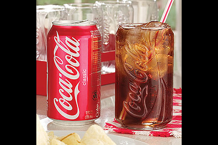 Coke Can Glass