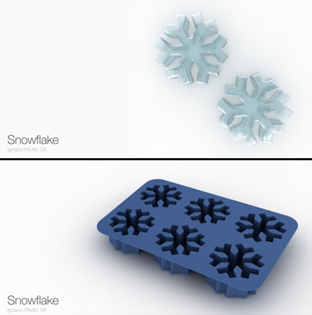 Snowflake Ice Cube Tray