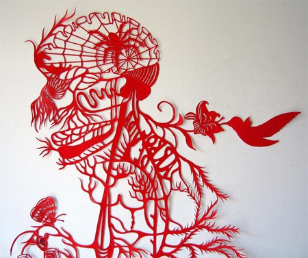 Paper Cutting Art by Kako Ueda