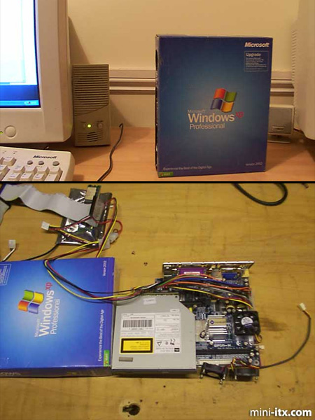 Windows XP Box PC Case Mod