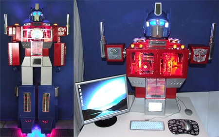 Optimus Prime PC Case Mod