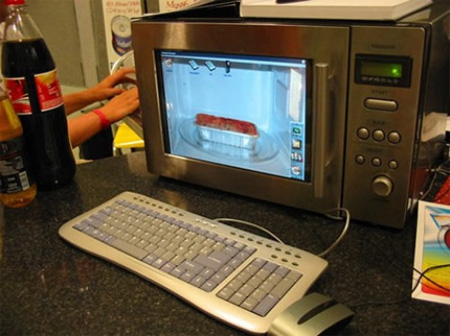 Microwave PC Case Mod