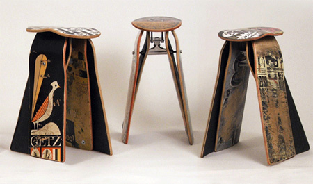 Skateboard Stools