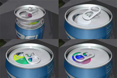 Resealable Soda Can