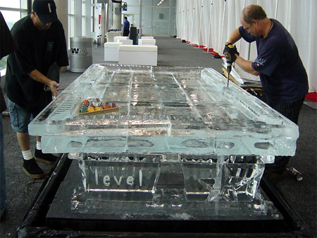 Ice Sculpture Pool Table