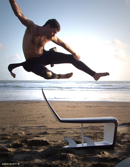 Surfboard Chair by Adam Scott 2