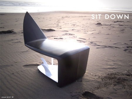 Surfboard Chair by Adam Scott 6