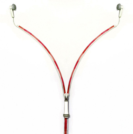 Zipper Earphones by Ji Woong 2