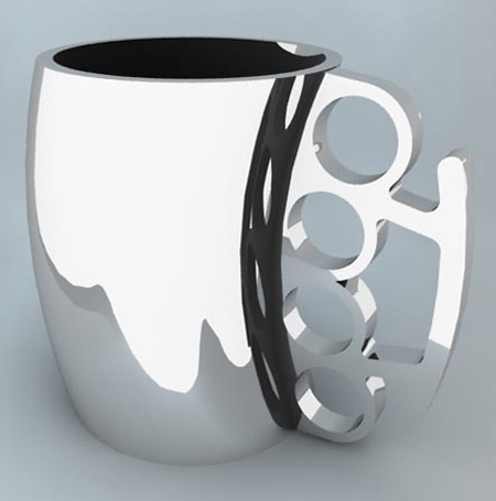 Brass Knuckle Coffee Mug