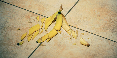 Shattered Banana Peel