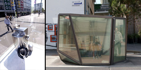 Transparent Public Toilets from Switzerland