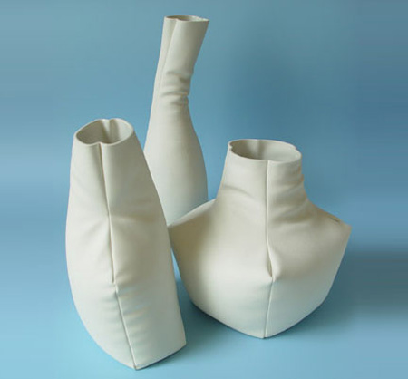 Leather Vase