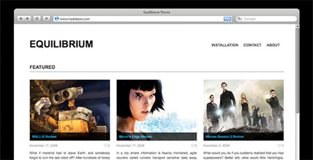 Equilibrium Theme