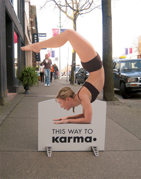 Karma Yoga Advertisement