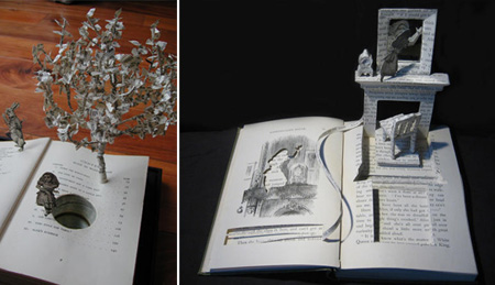 Book Sculptures by Su Blackwell 4