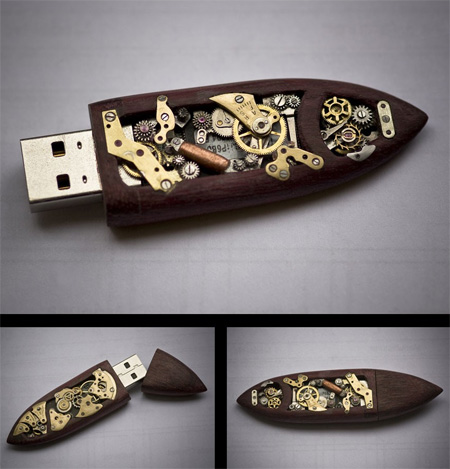 Mechanical USB Flash Drive