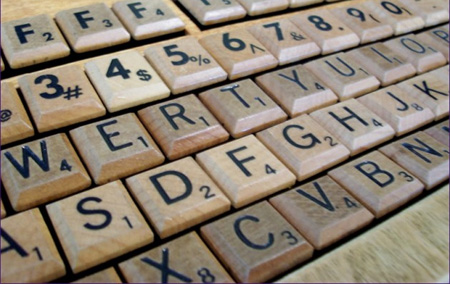 Scrabble Computer Keyboard