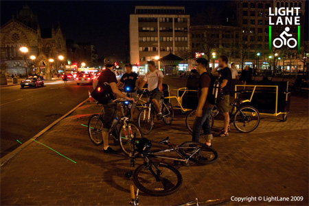 Innovative LightLane Bike Lane Concept 8