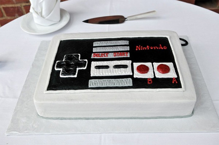 NES Controller Cake