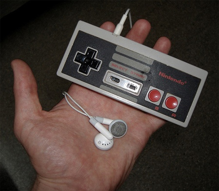 NES Controller iPod Shuffle Mod