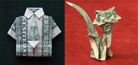 Dollar Bill Origami