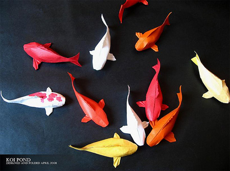 Koi Pond Origami
