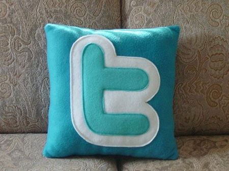 Twitter Icon Pillow