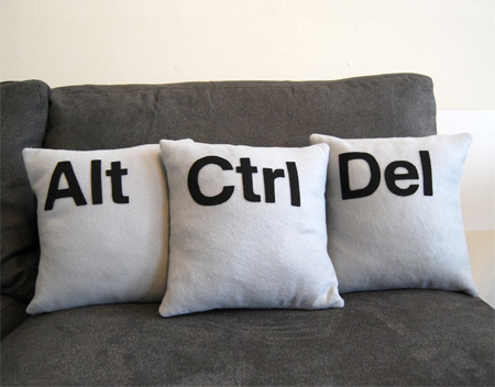 Ctrl Alt Del Pillows
