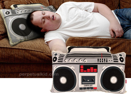 Boombox Pillow