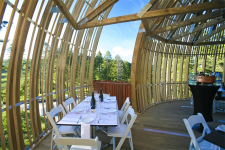 Tree house Restaurant in New Zealand