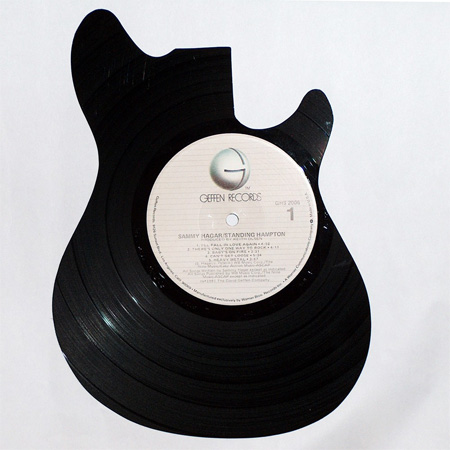 Silhouettes made from Vinyl Records 9