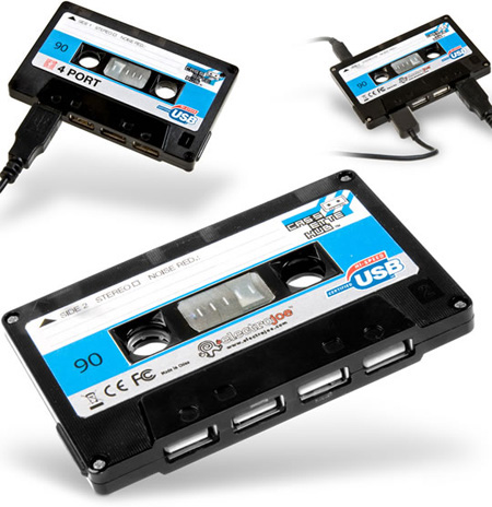 Cassette Tape USB Hub