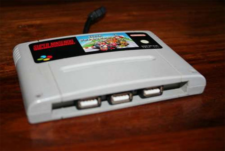 SNES Cartridge USB Hub