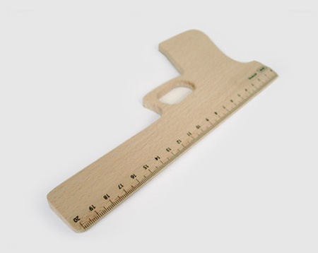 Wooden Gun Ruler