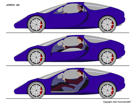 Disappearing Car Door Concept Car