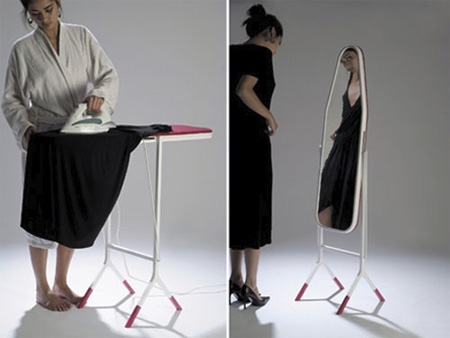 Ironing Board Mirror Concept