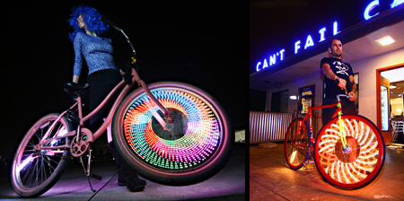 LED Bike Wheel Video Display System