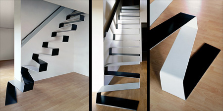 Ribbon Staircase by HSH architects