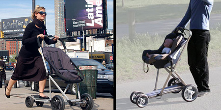 Baby Stroller and Scooter Hybrid