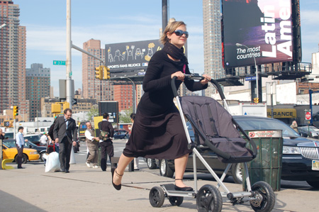 Baby Carrier and Scooter Hybrid