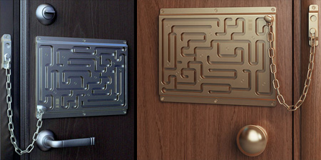 Labyrinth Security Door Chain