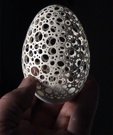 Eggshell Carving by Lew Jensen