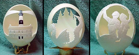 Eggshell Carvings by Egg Salon