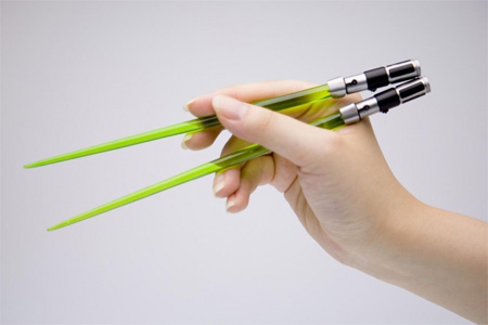 Lightsaber Chopsticks