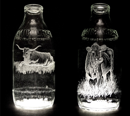 Beautiful Milk Bottle Engravings 5