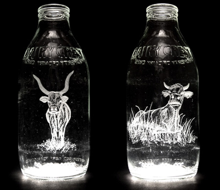 Beautiful Milk Bottle Engravings 7