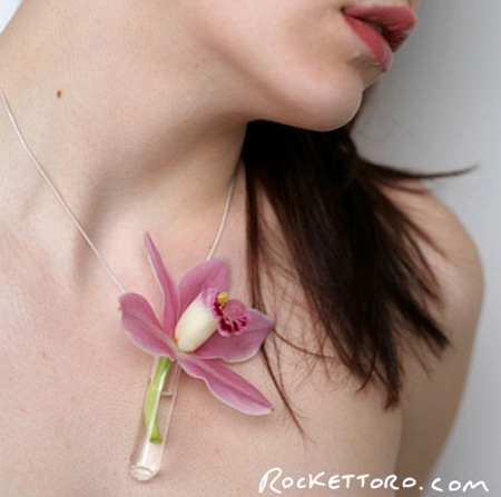 Glass Vase Necklace