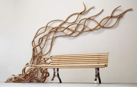 Creative Spaghetti Bench